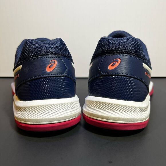Womens ASICS Gel Dedicate 5 Navy Blue Running Shoes / Size 10 - Picture 3 of 10